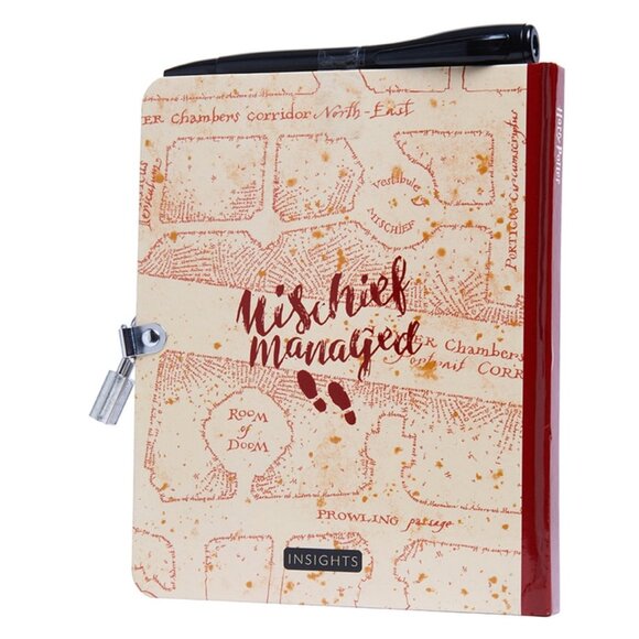 Harry Potter Marauders Map Diary and Magic Reveal Pen with Gadget Sticker - Picture 3 of 8